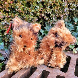 Victoria's Secret 2003 Limited Edition Max and Lucy Twin Yorkie Terrier Plush